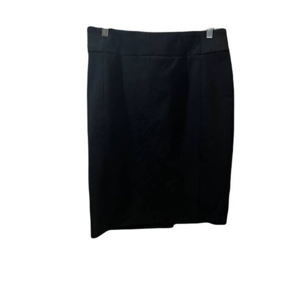 Womens Black Corporate Office Pencil Skirt Size 6 NWT